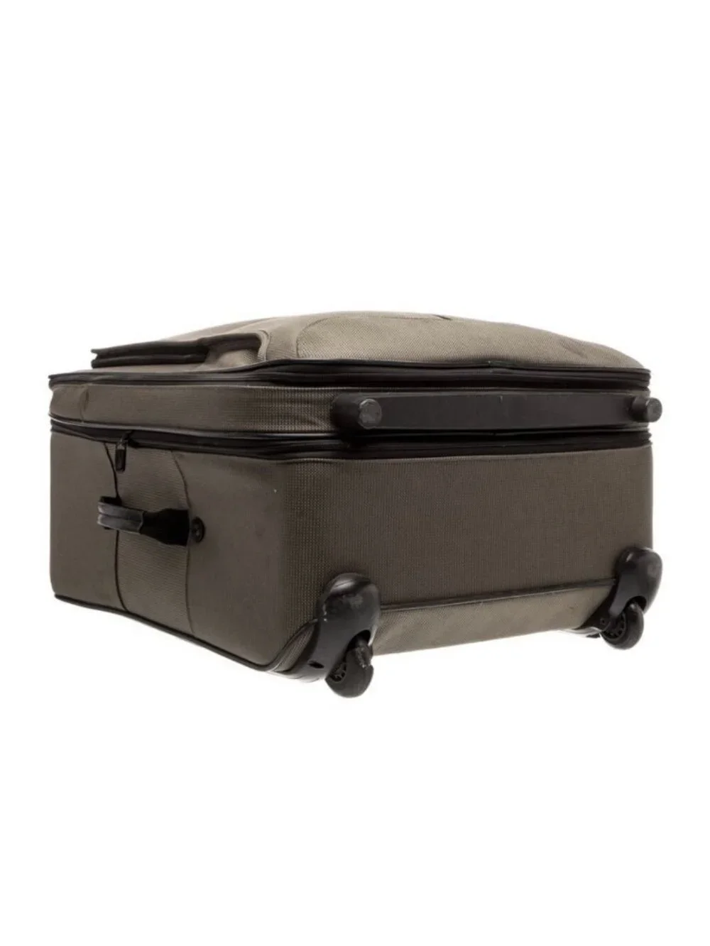 Hartmann Authentic Taupe Gray Beige Black Suitcase Luggage